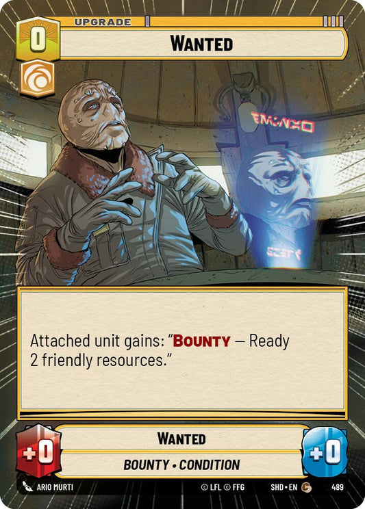 Star Wars: Unlimited: Wanted (Hyperspace) card image