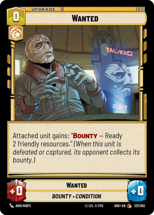 Star Wars: Unlimited: Wanted card image