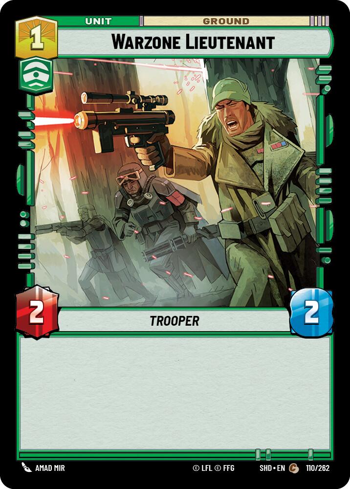 Star Wars: Unlimited: Warzone Lieutenant card image