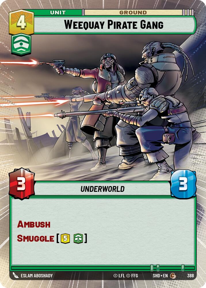 Star Wars: Unlimited: Weequay Pirate Gang (Hyperspace) card image