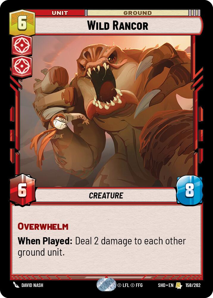 Star Wars: Unlimited: Wild Rancor card image