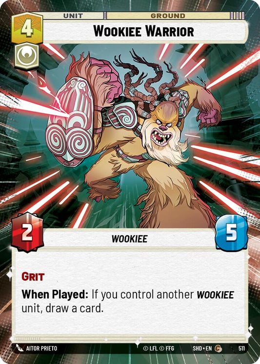 Star Wars: Unlimited: Wookiee Warrior (Hyperspace) card image