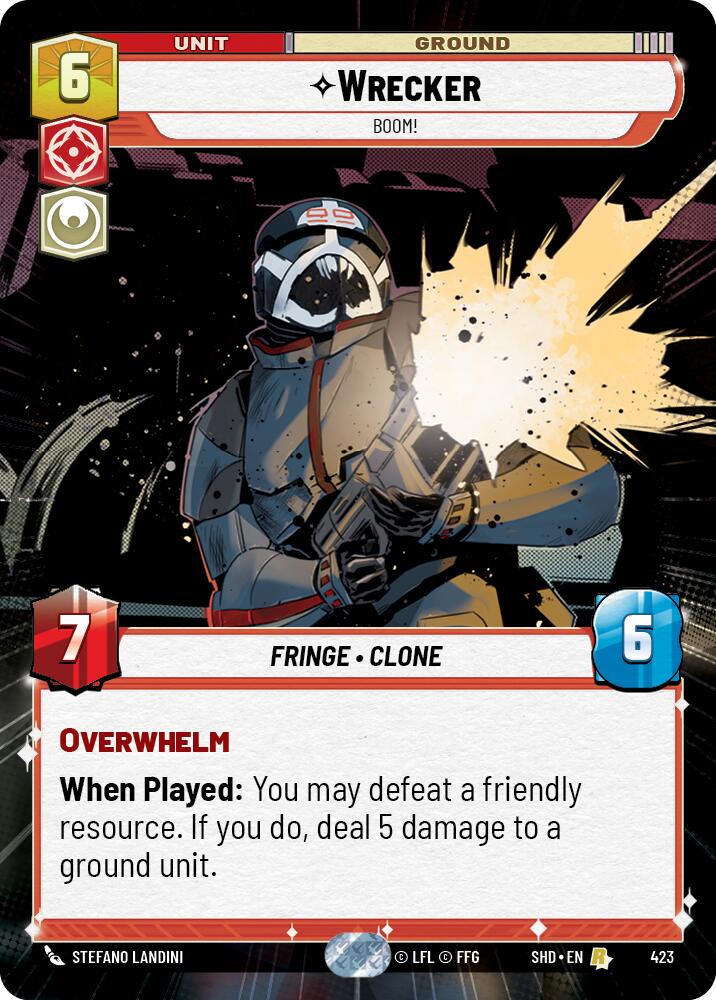 Star Wars: Unlimited: Wrecker - BOOM! (Hyperspace) card image