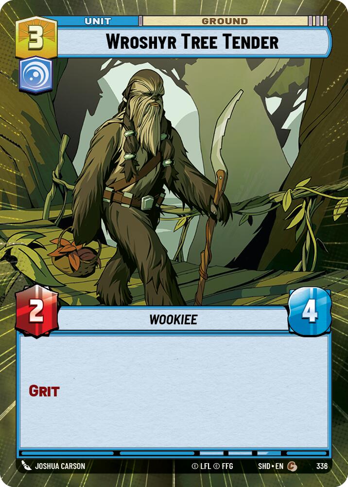 Star Wars: Unlimited: Wroshyr Tree Tender (Hyperspace) card image