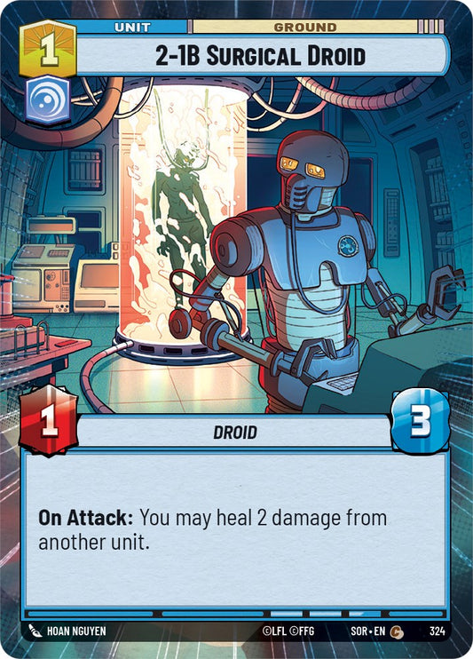 Star Wars: Unlimited: 2-1B Surgical Droid (Hyperspace) card image