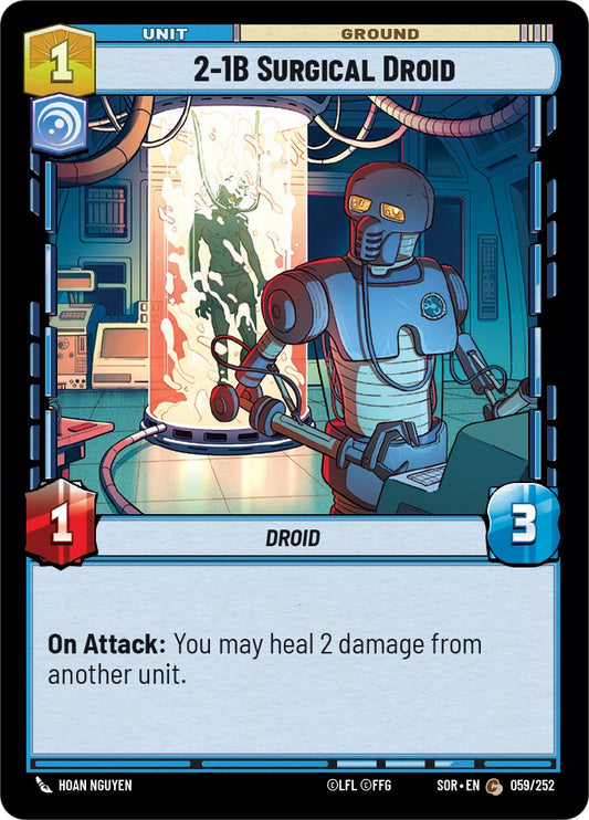 Star Wars: Unlimited: 2-1B Surgical Droid card image