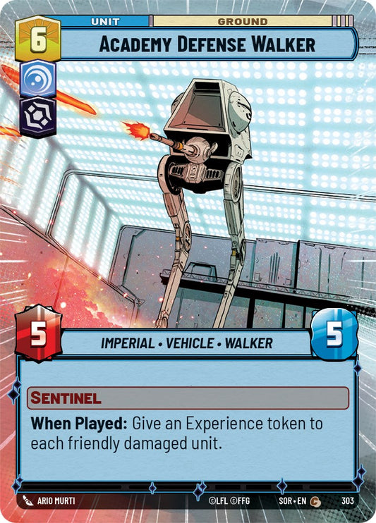 Star Wars: Unlimited: Academy Defense Walker (Hyperspace) card image