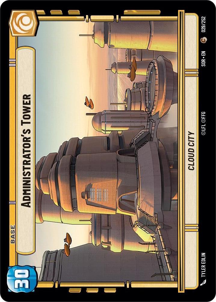 Star Wars: Unlimited: Administrator's Tower // Experience card image