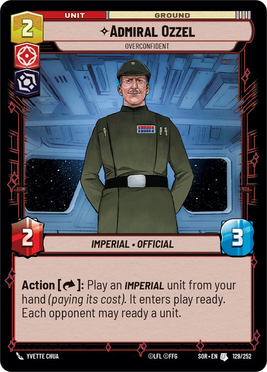 Star Wars: Unlimited: Admiral Ozzel - Overconfident card image