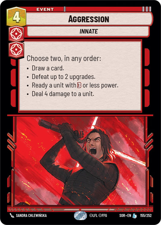 Star Wars: Unlimited: Aggression card image