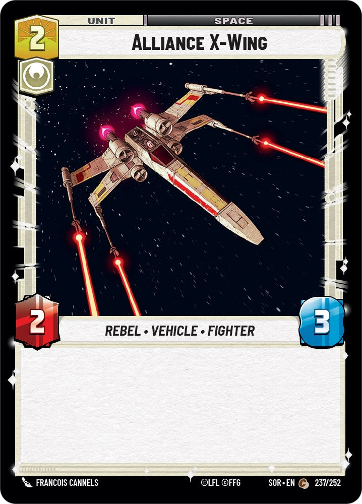 Star Wars: Unlimited: Alliance X-Wing card image