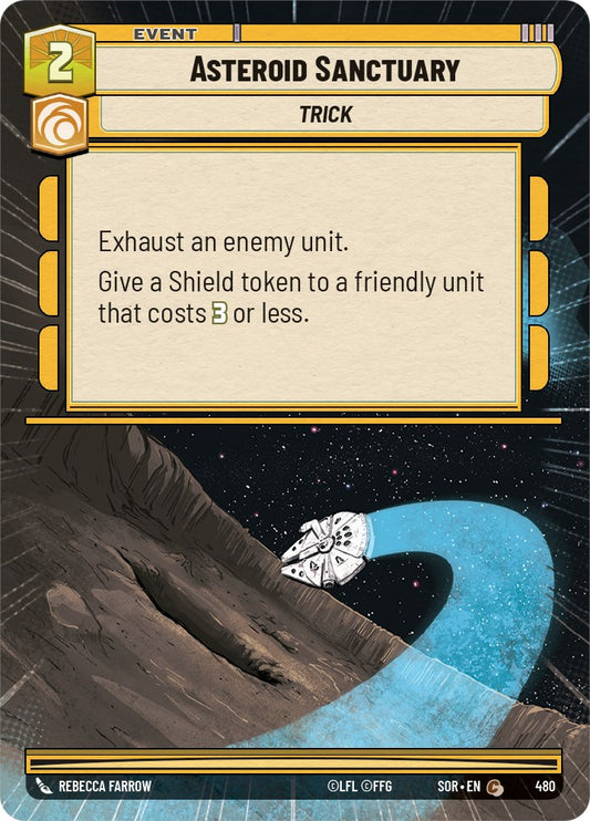 Star Wars: Unlimited: Asteroid Sanctuary (Hyperspace) card image