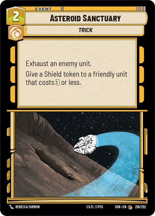 Star Wars: Unlimited: Asteroid Sanctuary card image