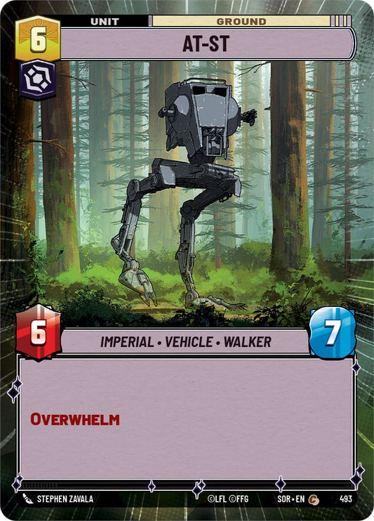 Star Wars: Unlimited: AT-ST (Hyperspace) card image