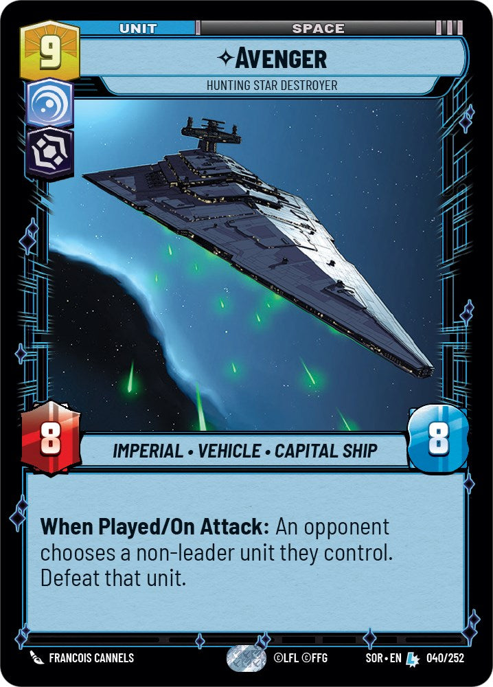 Star Wars: Unlimited: Avenger - Hunting Star Destroyer card image