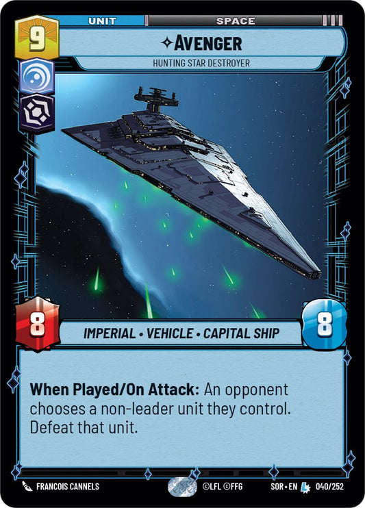 Star Wars: Unlimited: Avenger - Hunting Star Destroyer card image