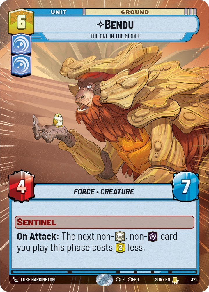 Star Wars: Unlimited: Bendu - The One in the Middle (Hyperspace) card image