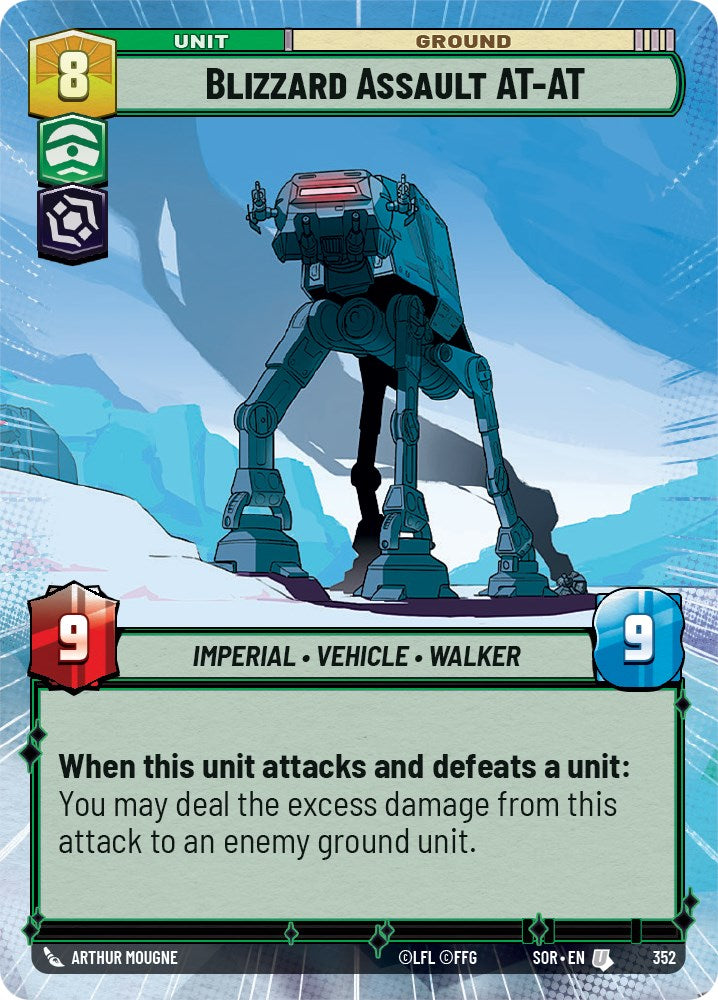 Star Wars: Unlimited: Blizzard Assault AT-AT (Hyperspace) card image