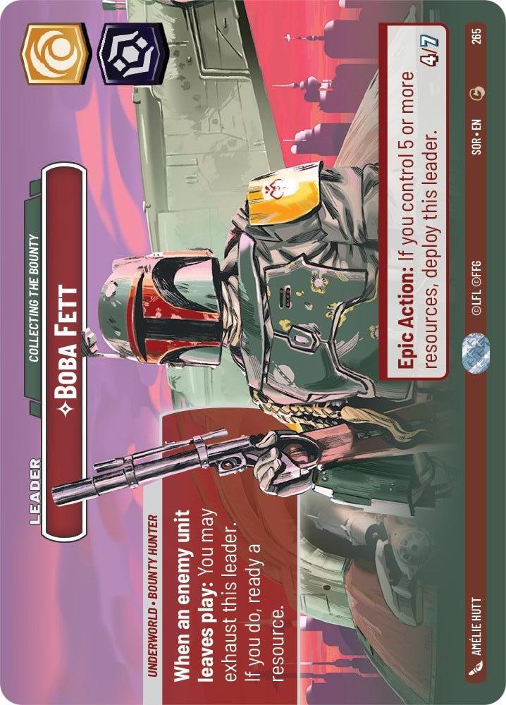 Star Wars: Unlimited: Boba Fett - Collecting the Bounty (Showcase) card image