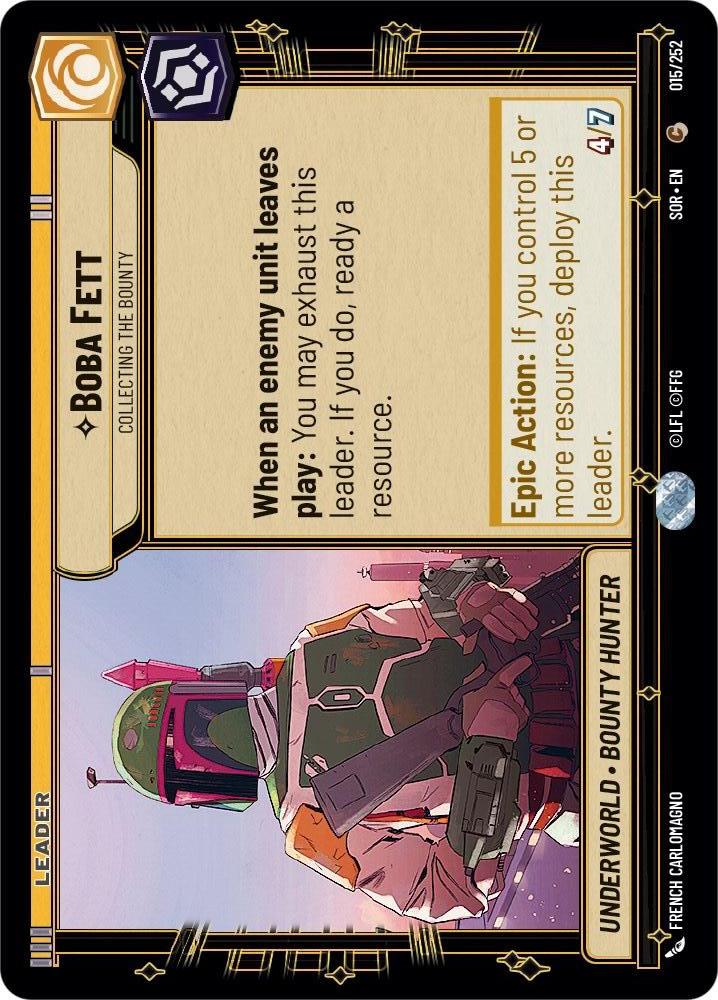 Star Wars: Unlimited: Boba Fett - Collecting the Bounty card image