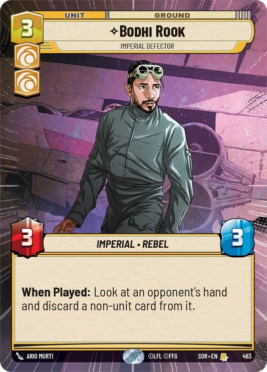 Star Wars: Unlimited: Bodhi Rook - Imperial Defector (Hyperspace) card image