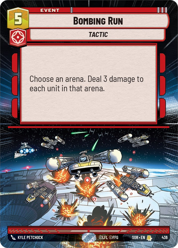 Star Wars: Unlimited: Bombing Run (Hyperspace) card image