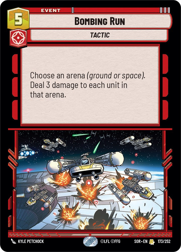 Star Wars: Unlimited: Bombing Run card image