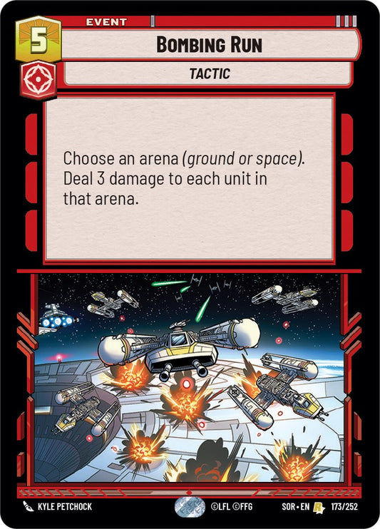 Star Wars: Unlimited: Bombing Run card image