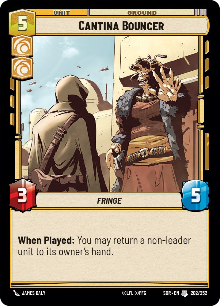 Star Wars: Unlimited: Cantina Bouncer card image