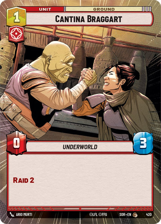 Star Wars: Unlimited: Cantina Braggart (Hyperspace) card image