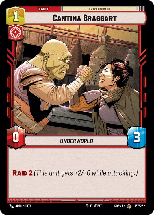 Star Wars: Unlimited: Cantina Braggart card image