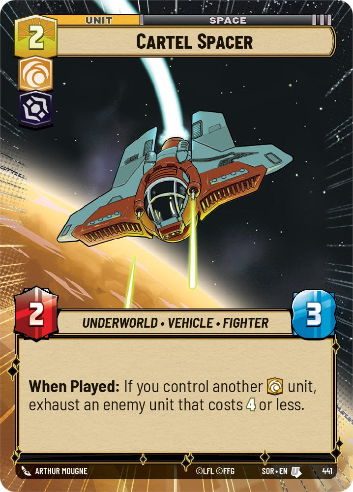 Star Wars: Unlimited: Cartel Spacer (Hyperspace) card image