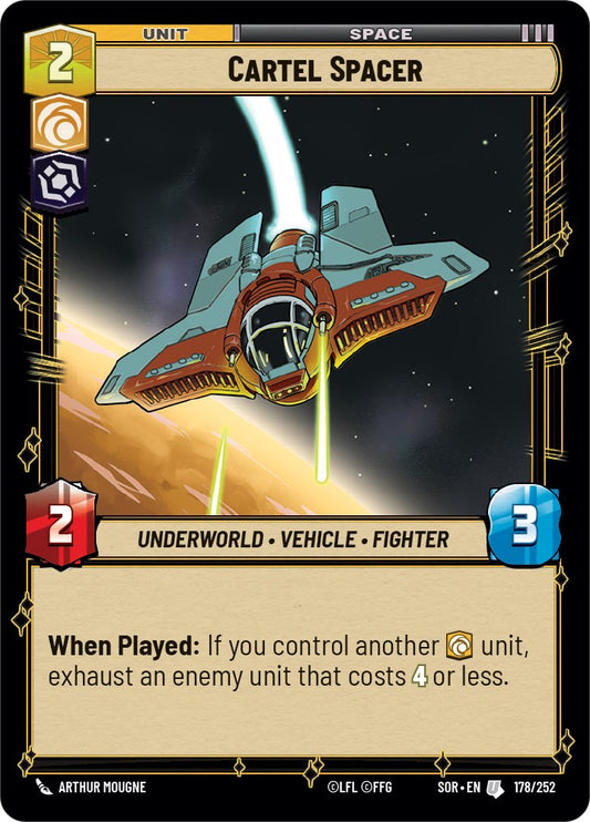 Star Wars: Unlimited: Cartel Spacer card image