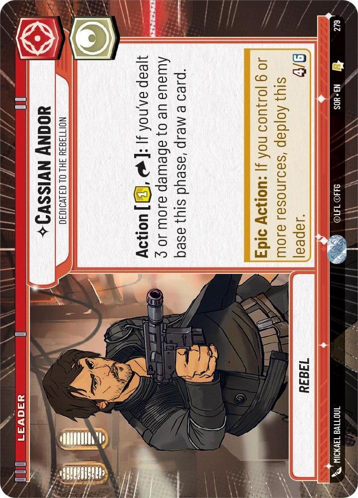 Star Wars: Unlimited: Cassian Andor - Dedicated to the Rebellion (Hyperspace) card image