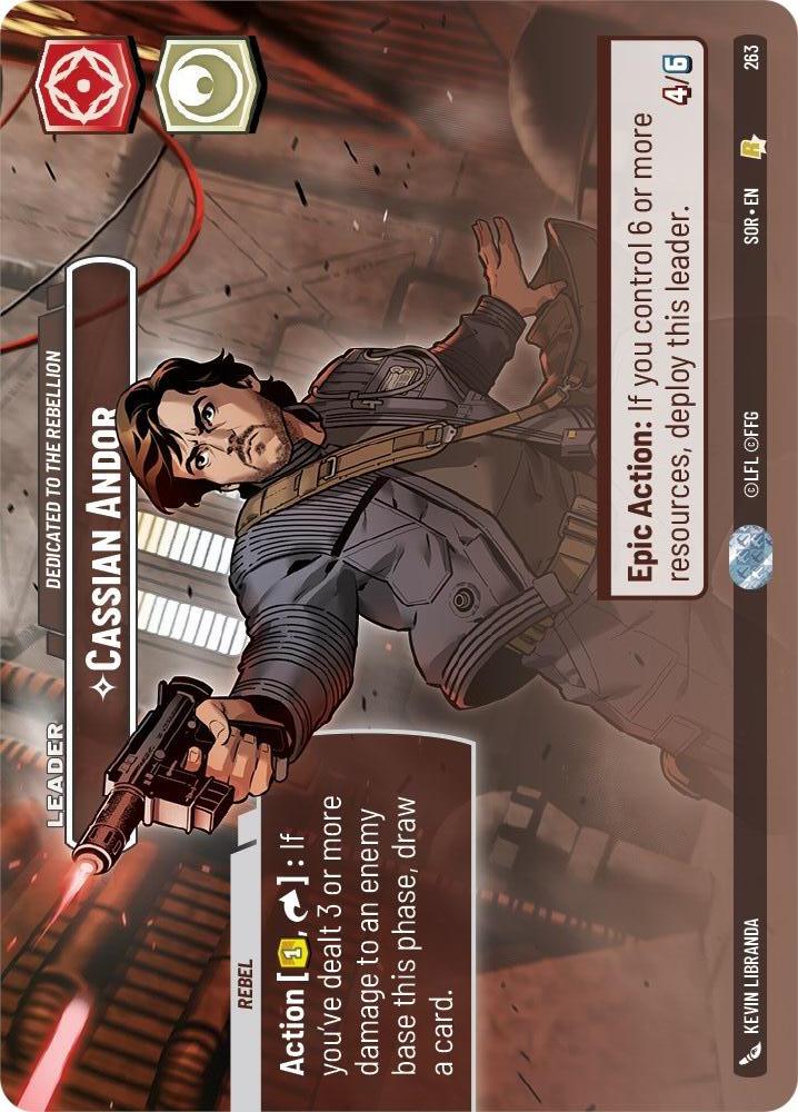 Star Wars: Unlimited: Cassian Andor - Dedicated to the Rebellion (Showcase) card image