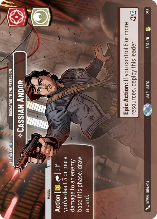 Star Wars: Unlimited: Cassian Andor - Dedicated to the Rebellion (Showcase) card image