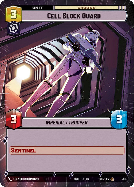 Star Wars: Unlimited: Cell Block Guard (Hyperspace) card image