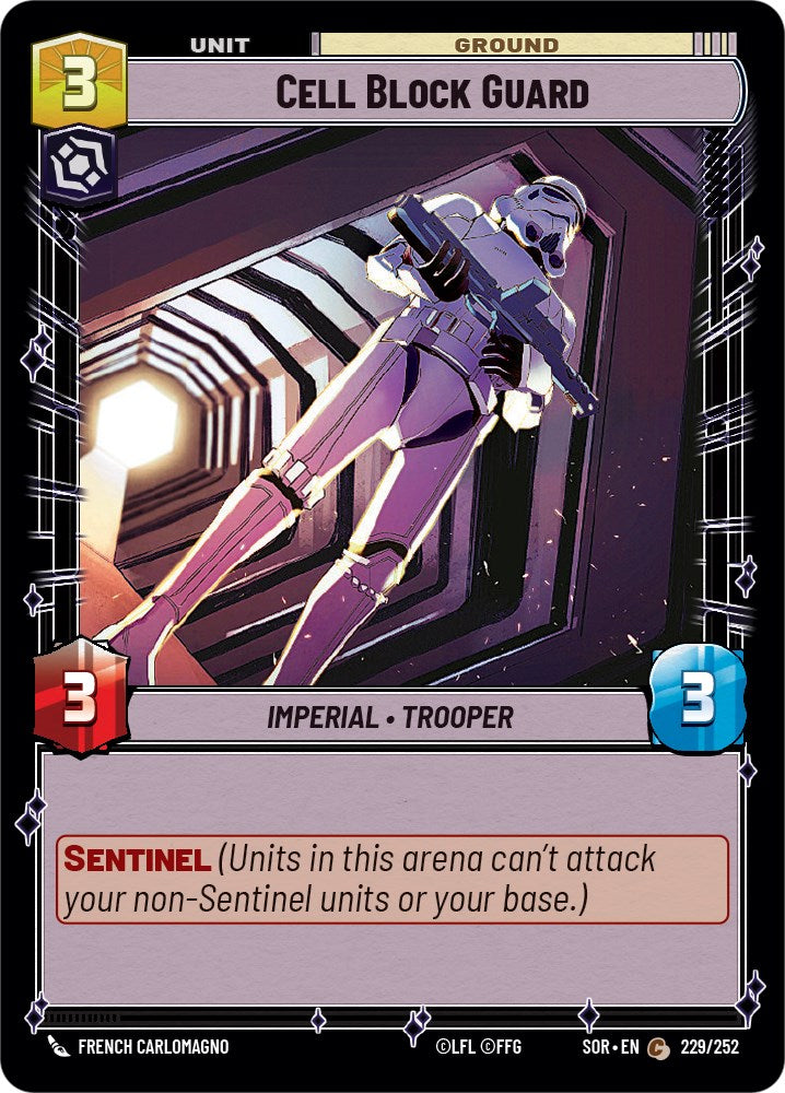 Star Wars: Unlimited: Cell Block Guard card image