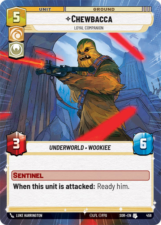 Star Wars: Unlimited: Chewbacca - Loyal Companion (Hyperspace) card image