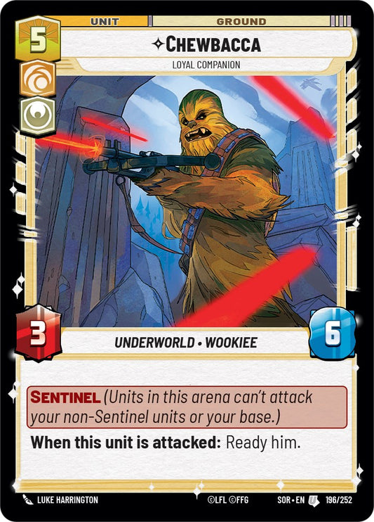 Star Wars: Unlimited: Chewbacca - Loyal Companion card image