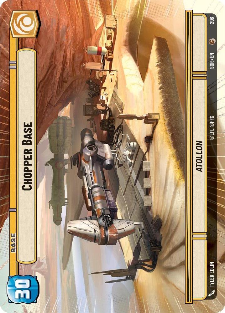 Star Wars: Unlimited: Chopper Base // Experience (Hyperspace) card image