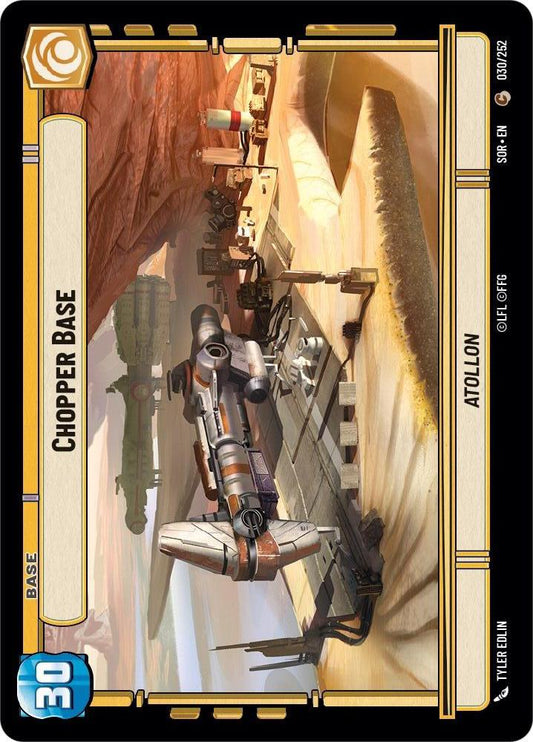 Star Wars: Unlimited: Chopper Base // Experience card image