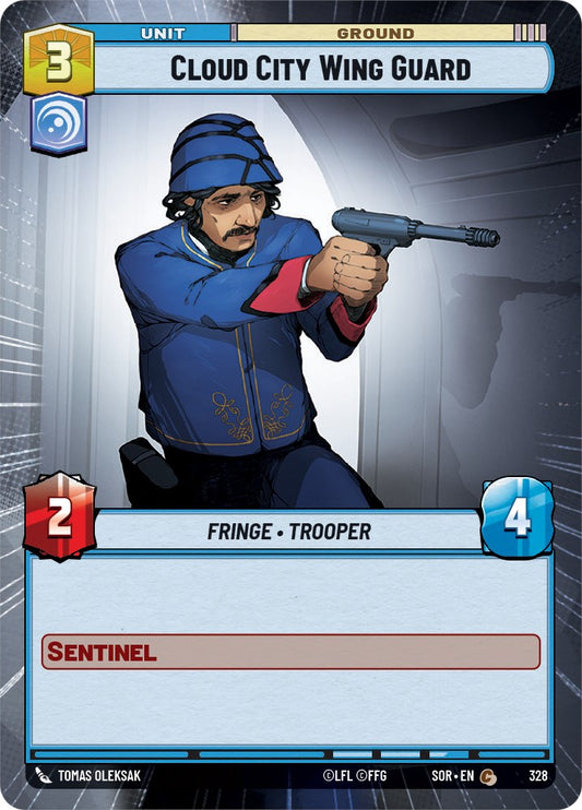 Star Wars: Unlimited: Cloud City Wing Guard (Hyperspace) card image