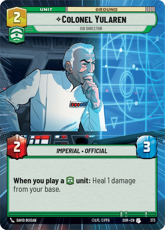 Star Wars: Unlimited: Colonel Yularen - ISB Director (Hyperspace) card image