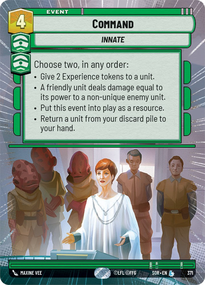 Star Wars: Unlimited: Command (Hyperspace) card image