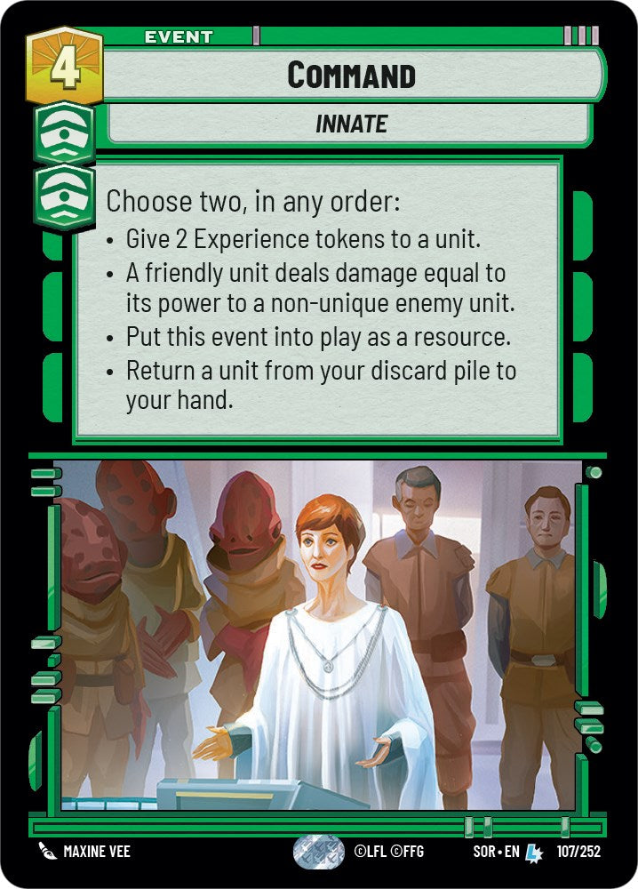 Star Wars: Unlimited: Command card image