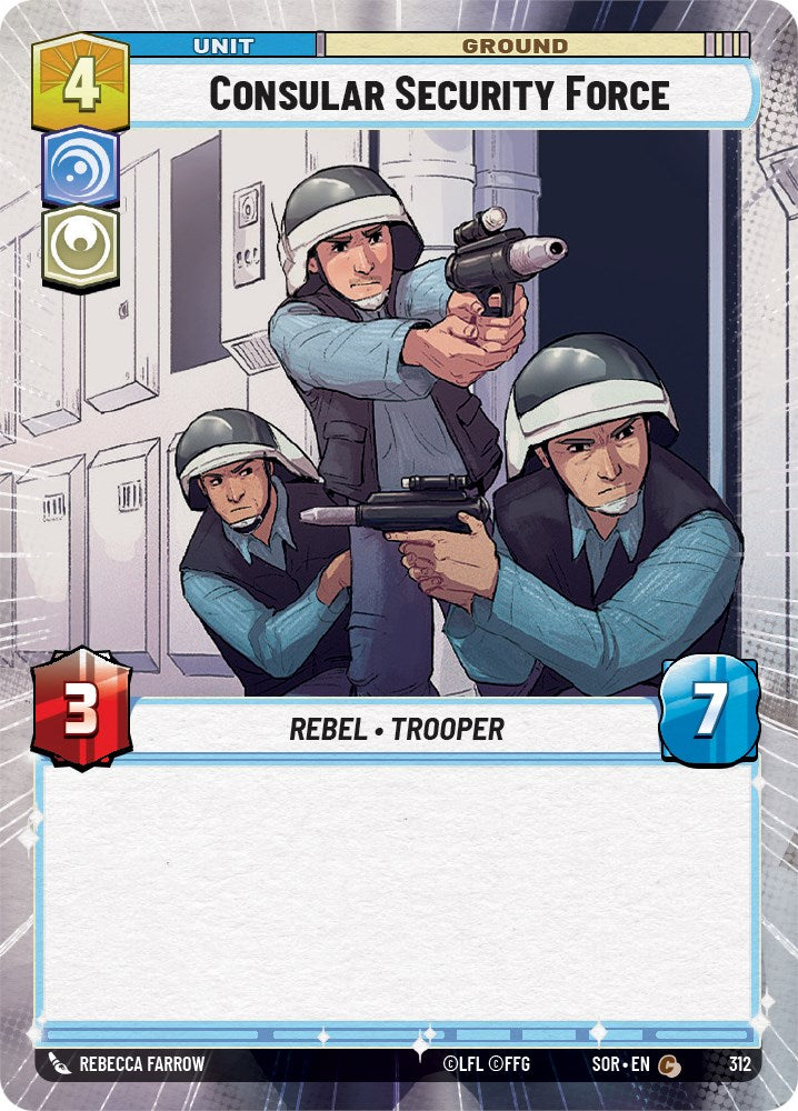 Star Wars: Unlimited: Consular Security Force (Hyperspace) card image