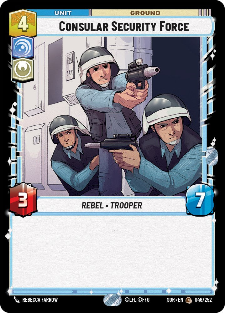 Star Wars: Unlimited: Consular Security Force card image