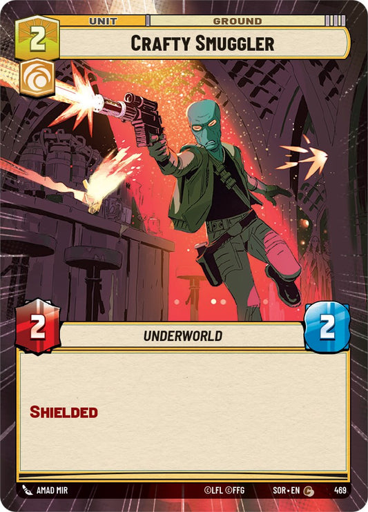 Star Wars: Unlimited: Crafty Smuggler (Hyperspace) card image