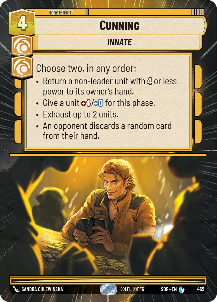 Star Wars: Unlimited: Cunning (Hyperspace) card image